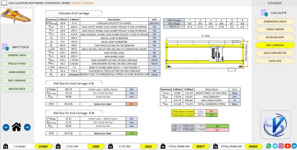 SKCRANE.ORG-Calculation Software Double Girder -11